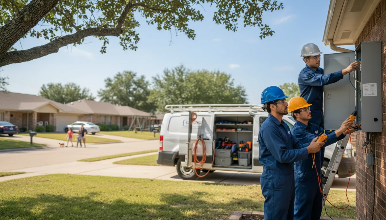 Certified electrician providing emergency electrical services in West Finley, PA